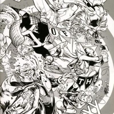 UARDIANS OF THE GALAXY ISSUE #1K - PEPE LARRAZ - SKETCH PARTY