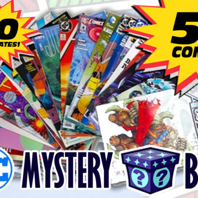 DC COMICS CURATED “MYSTER BOX” (50 COMIC BOX)