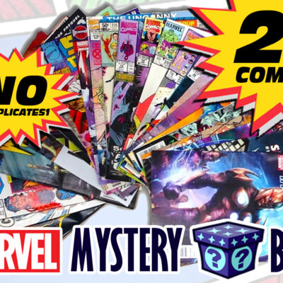 MARVEL CURATED “MYSTER BOX” (25 COMIC BOX)