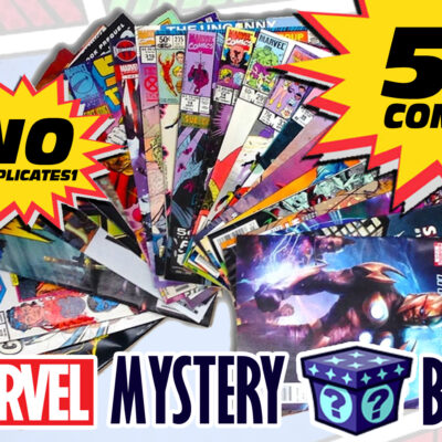 MARVEL CURATED “MYSTER BOX” (50 COMIC BOX)
